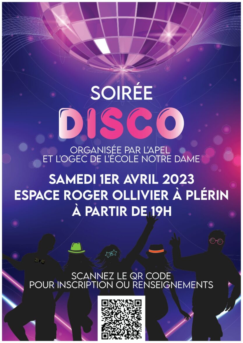 SOIREE DISCI 1 ER AVRIL 2023
