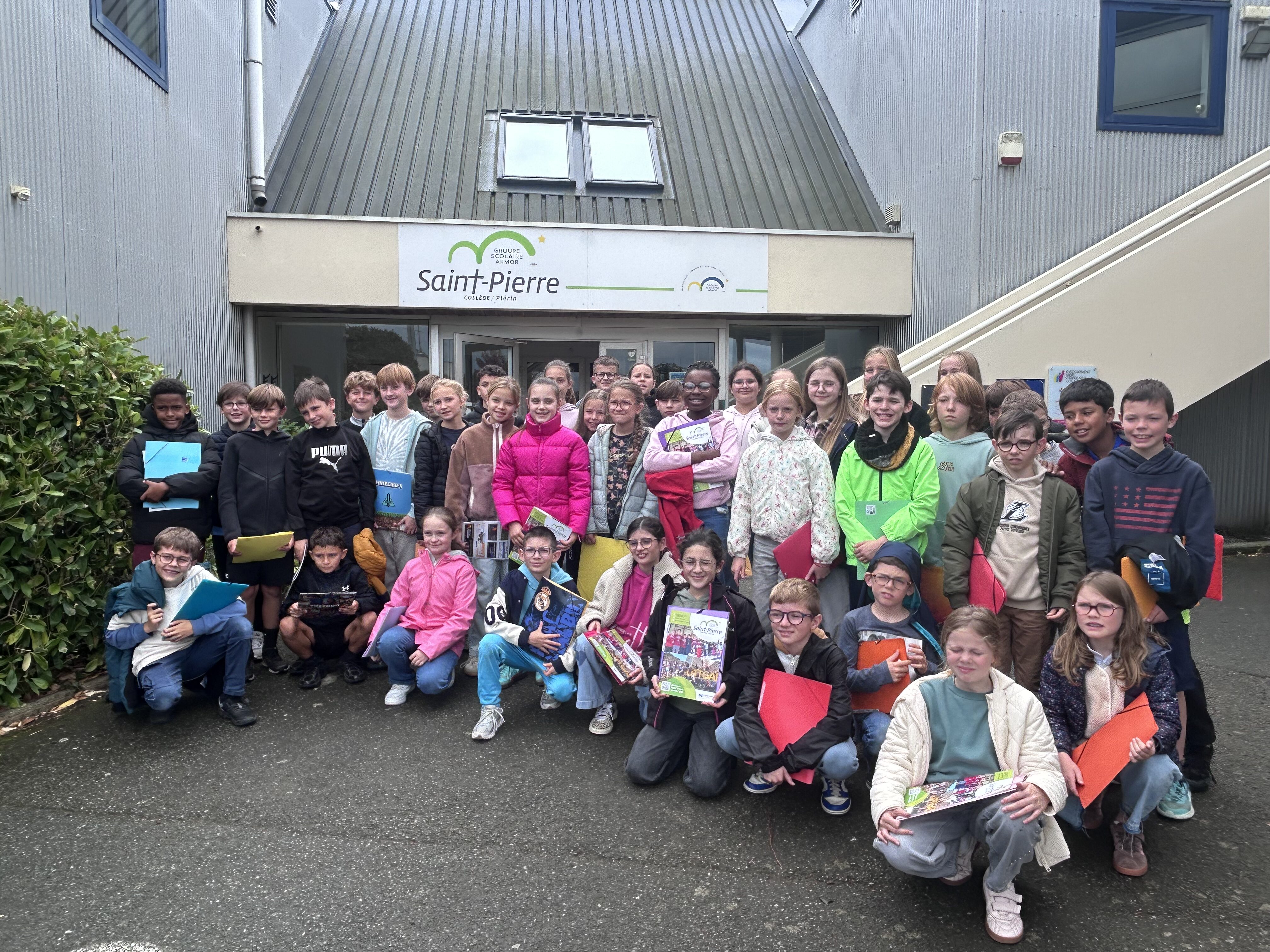 Les CM2 au collège Saint-Pierre