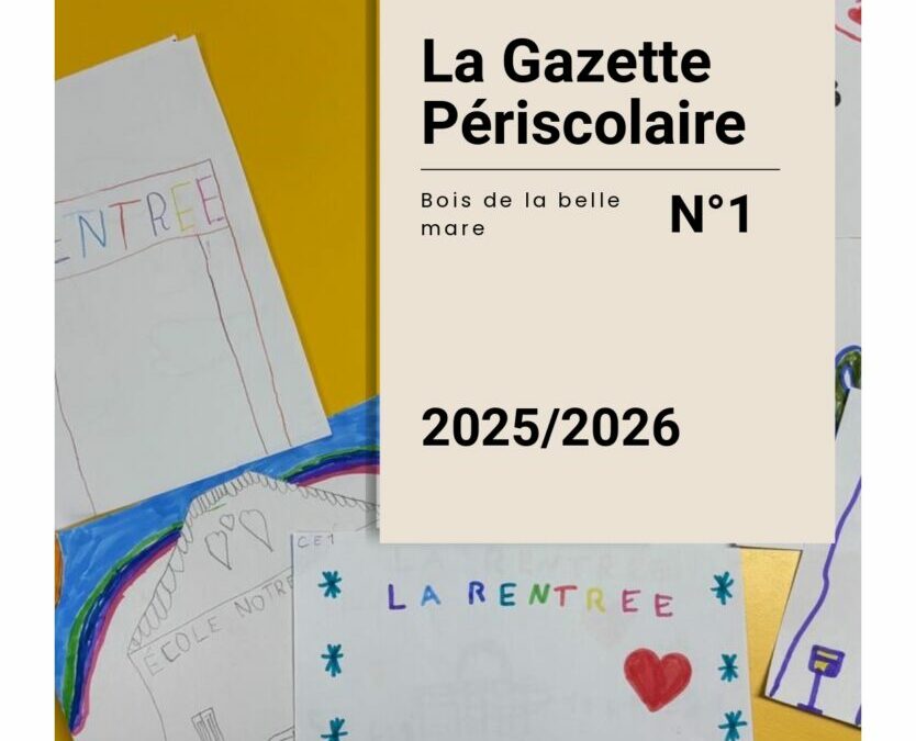 Le journal du périscolaire…