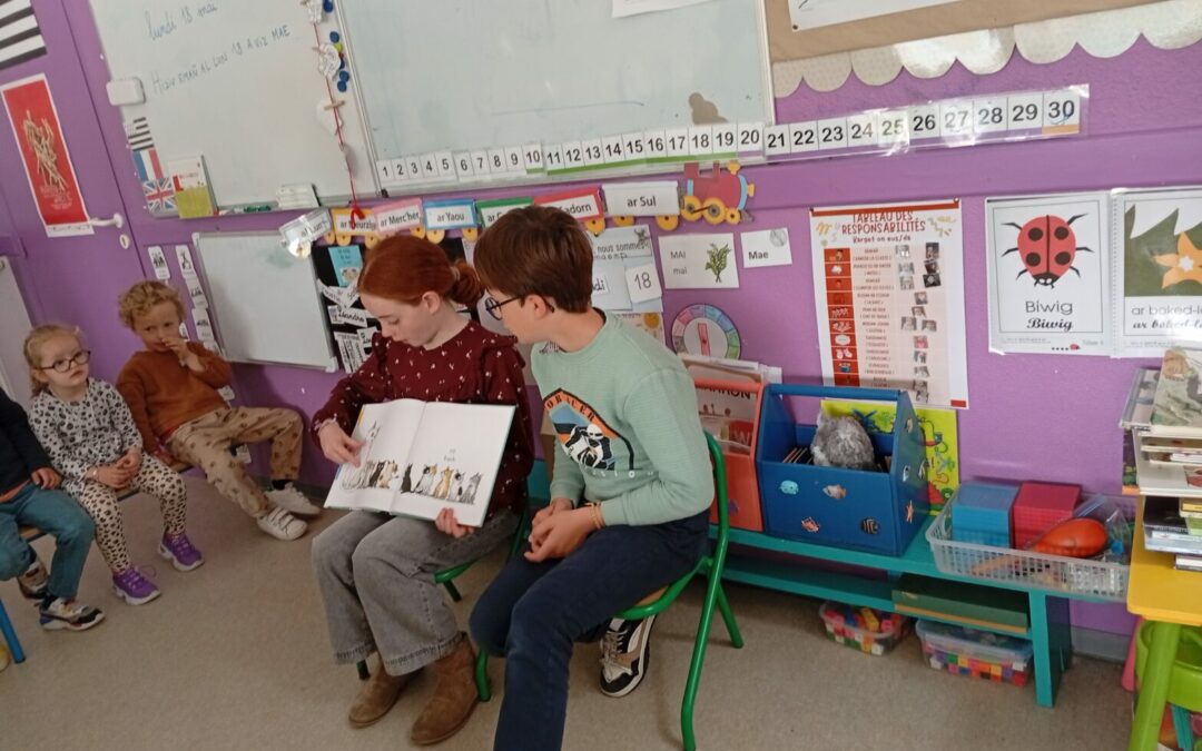 Lenn e brezhoneg d’ar re vihan / Lecture en breton chez les maternelles bilingues