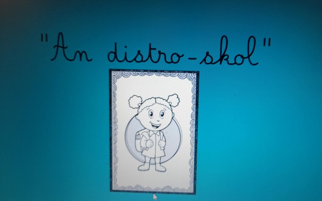 An distro-skol ! Poésie de la rentrée des CE CM bilingues.
